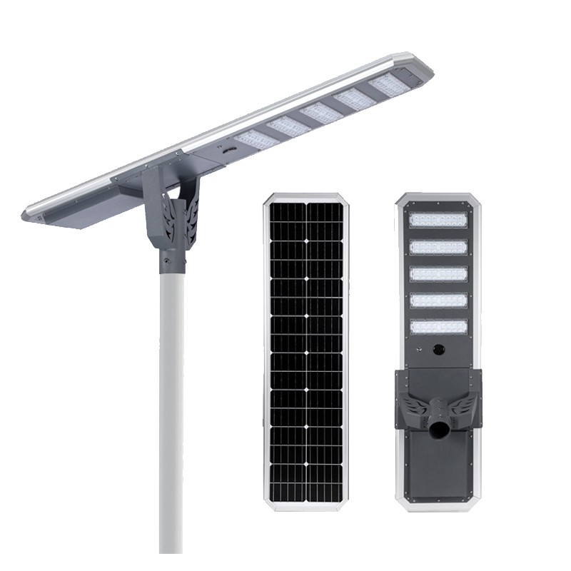 80Watt Integrated Solar Street Light With Pole